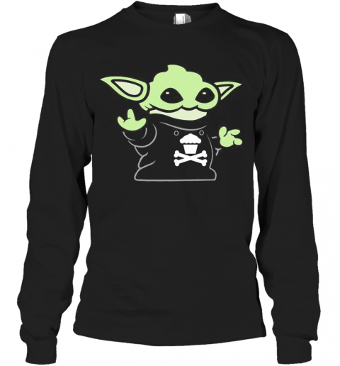 Baby Yoda Yodel Johnny Cupcakes T-Shirt Long Sleeved T-shirt 