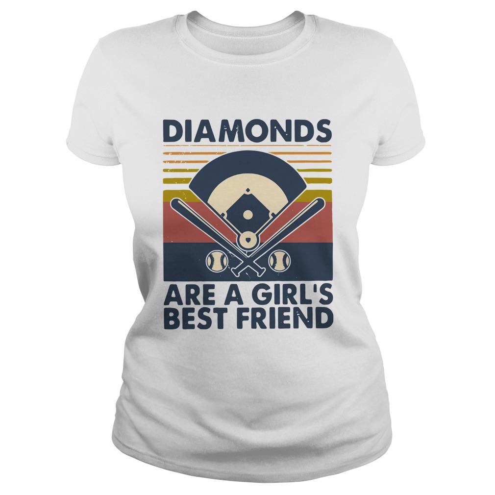 Baseball Diamonds Are A Girls Best Friend Vintage Classic Ladies