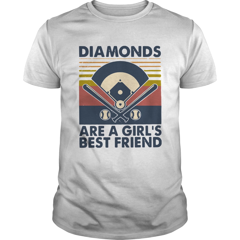 Baseball Diamonds Are A Girls Best Friend Vintage shirt