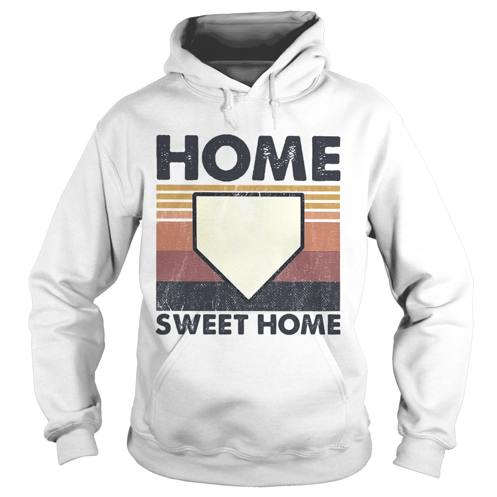 Baseball Home Sweet Home Vintage Hoodie