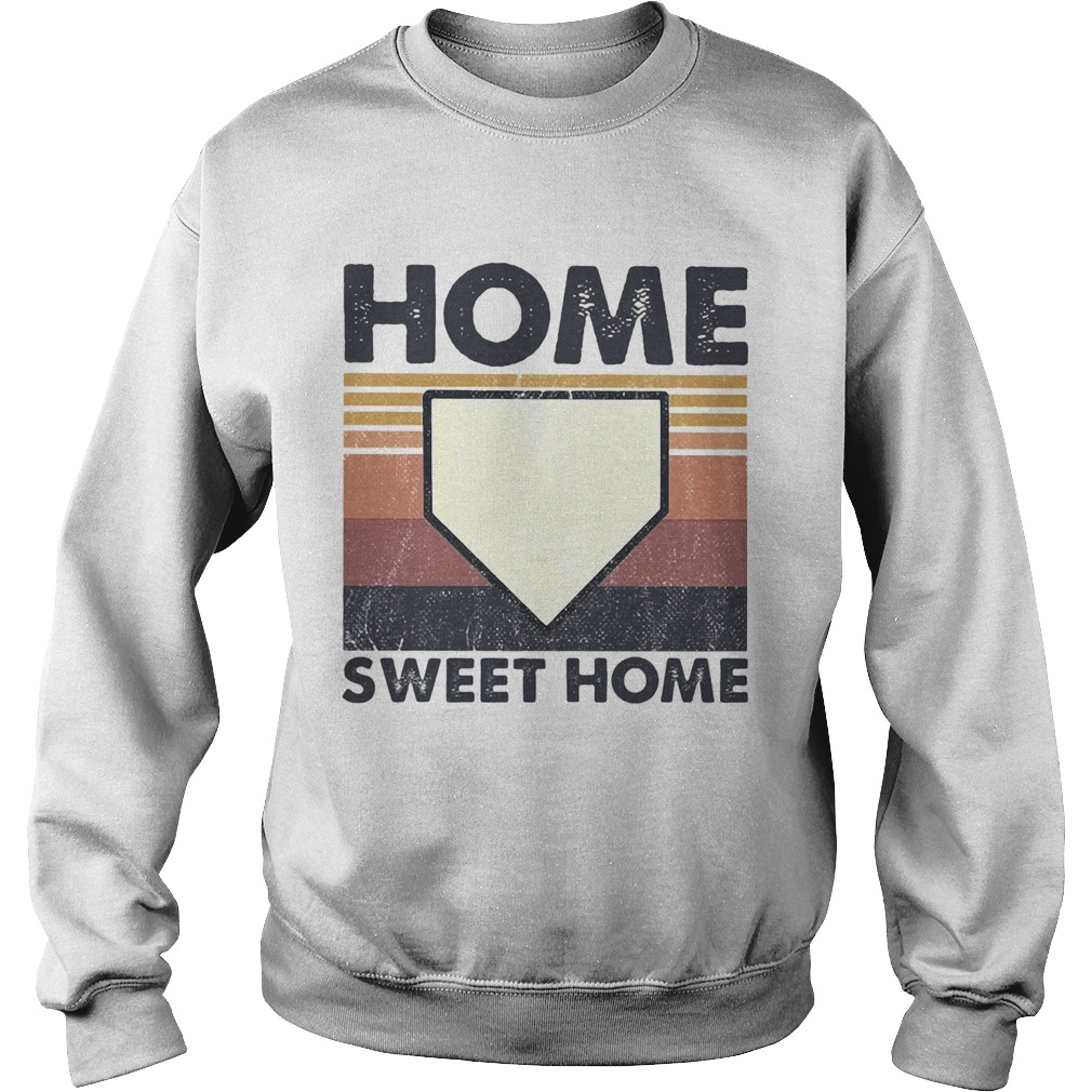 Baseball Home Sweet Home Vintage Sweatshirt