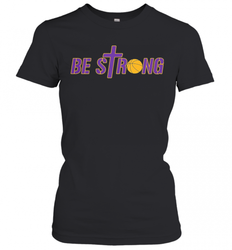 Be Strong Yellow Basketball T-Shirt Classic Women's T-shirt