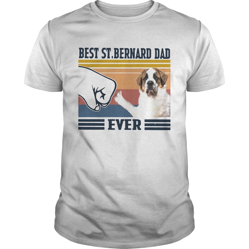 Best StBernard Dad Ever Vintage shirt