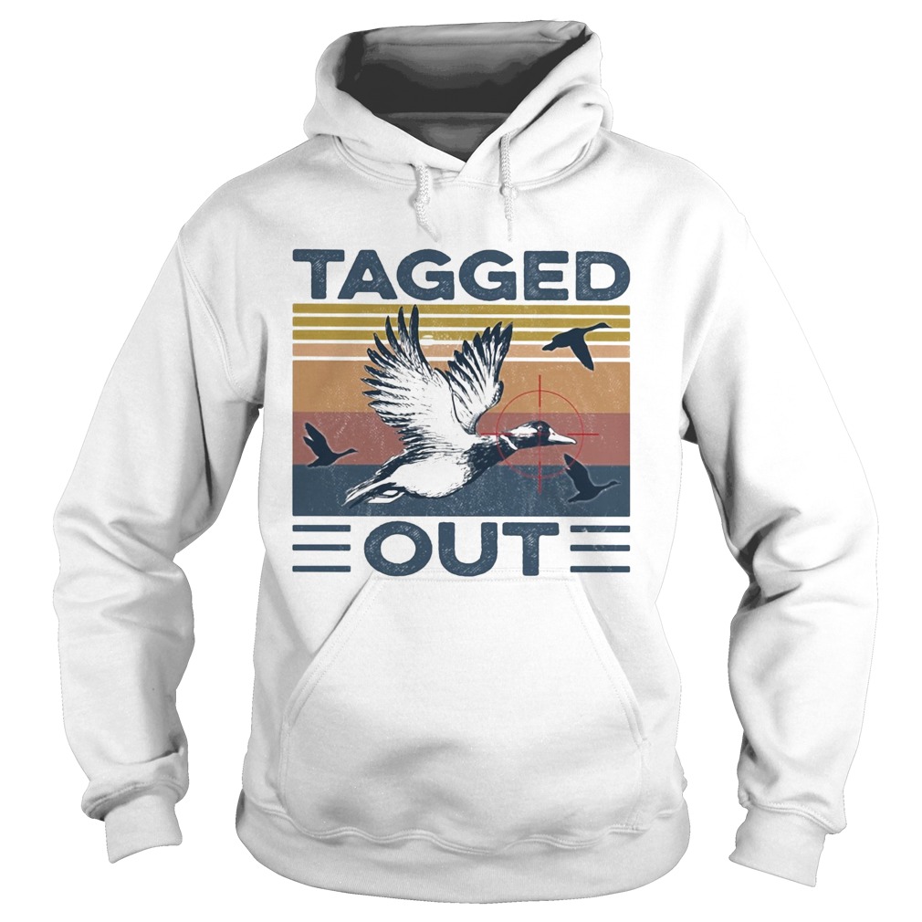 Bird tagged out vintage Hoodie