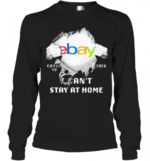 Blood Inside Me Ebay COVID 19 2020 I Can'T Stay At Home T-Shirt Long Sleeved T-shirt 