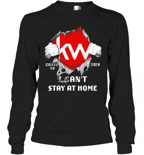Blood Inside Me KW COVID 19 2020 I Can'T Stay At Home T-Shirt Long Sleeved T-shirt 