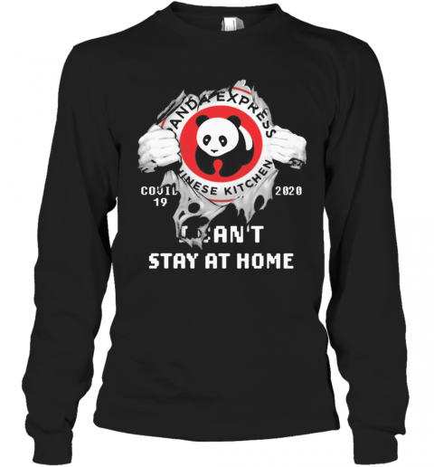 Blood Inside Me Panda Express Covid 19 2020 I Can'T Stay At Home T-Shirt Long Sleeved T-shirt 