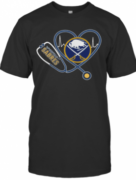 Buffalo Sabres Nurse Heart T-Shirt