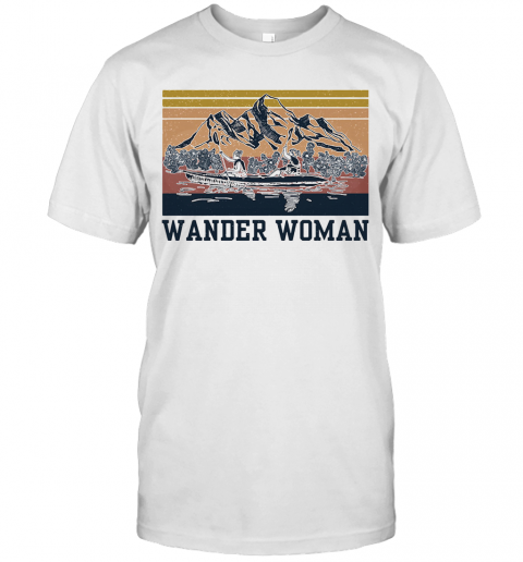 Canoeing Wander Woman Vintage T-Shirt