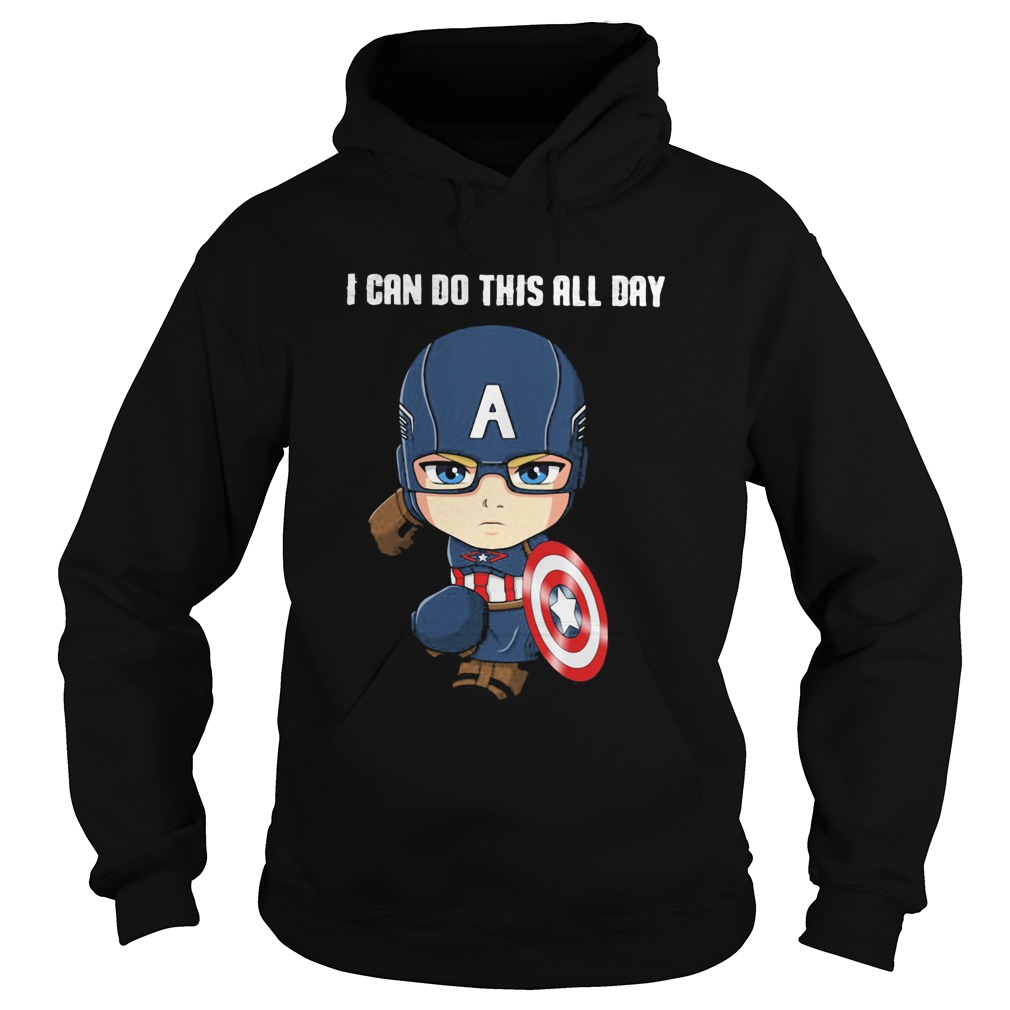 Captain Marvel I can do this all day Hoodie