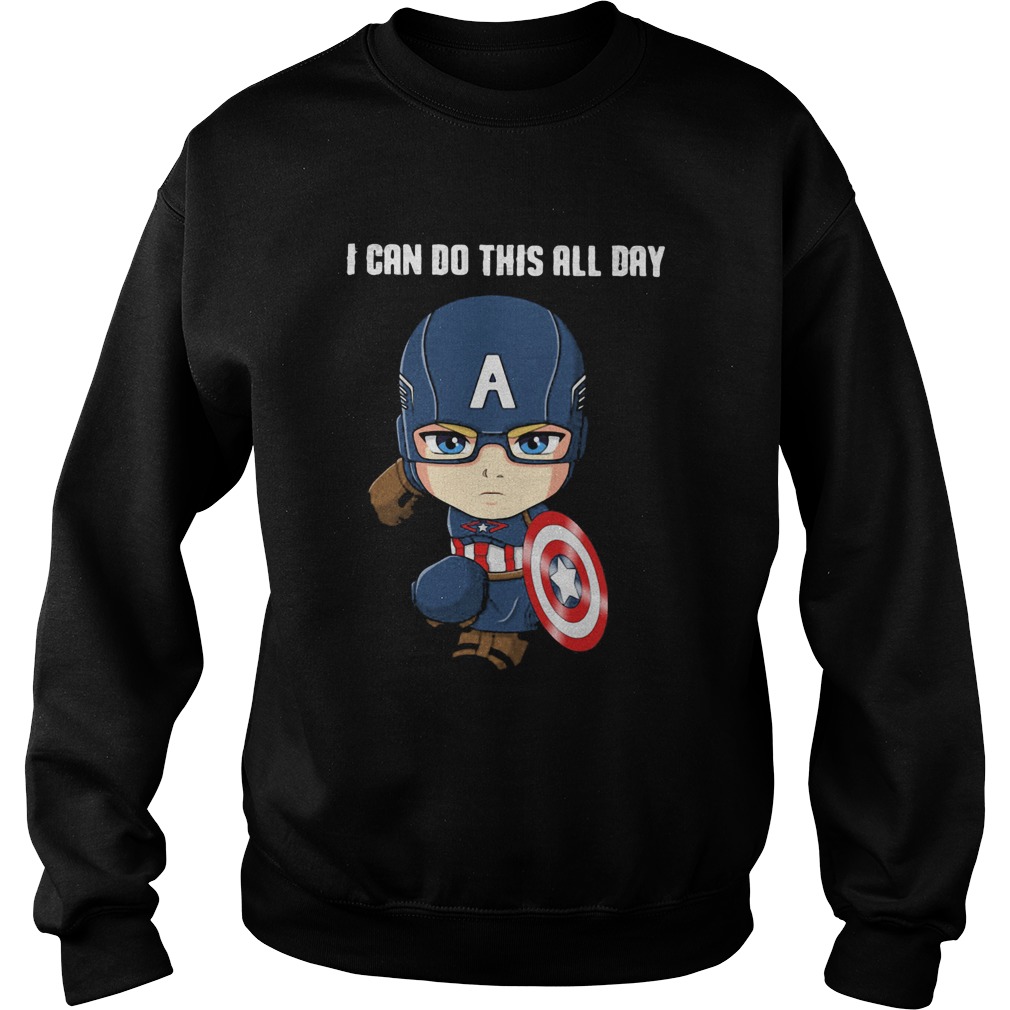 Captain Marvel I can do this all day Sweatshirt