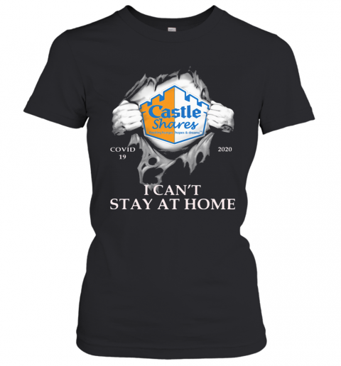 Castle Shares Covid 19 2020 I Can'T Stay At Home Hand T-Shirt Classic Women's T-shirt