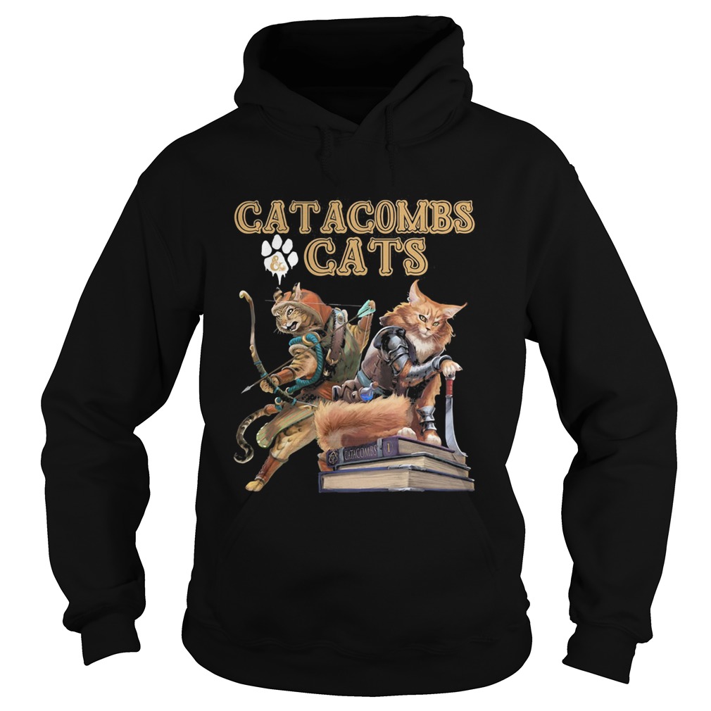 Catacombs and paw cats books Hoodie