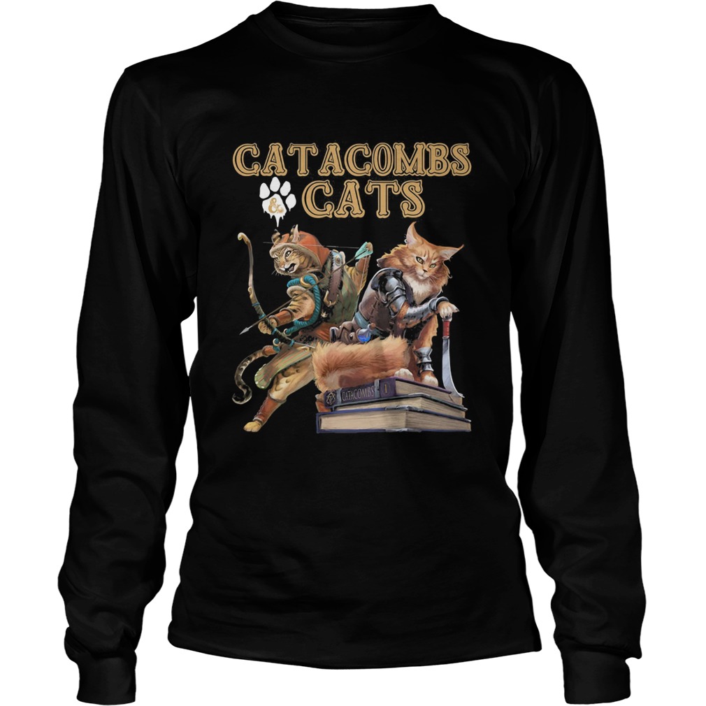 Catacombs and paw cats books Long Sleeve