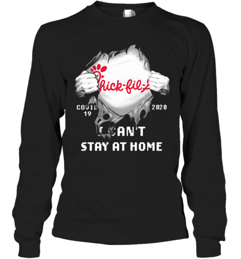 Chick Fil A Peach Bowl Covid 19 2020 I Can'T Stay At Home Hand T-Shirt Long Sleeved T-shirt 