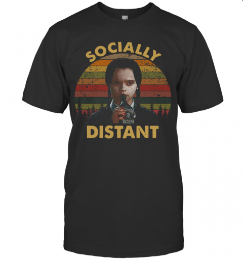 Christina Ricci Socially Distant Vintage T-Shirt