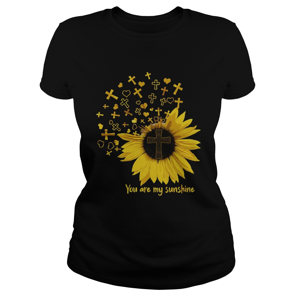 Cross sunflower you are my sunshine Classic Ladies