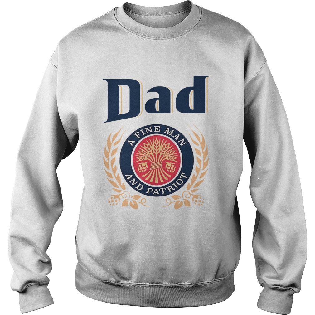 Dad A Fine Lineman And Patriot Fathers Day Sweatshirt