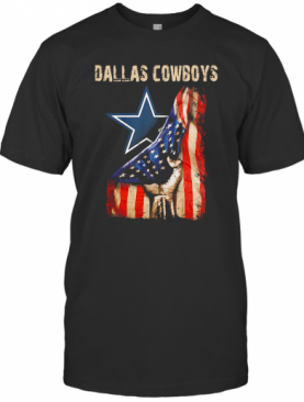 Dallas Cowboys American Flag Independence Day T-Shirt