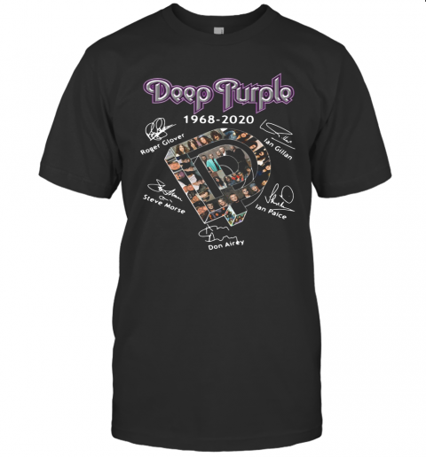 Deep Purple 1968 2020 Signatures T-Shirt Classic Men's T-shirt