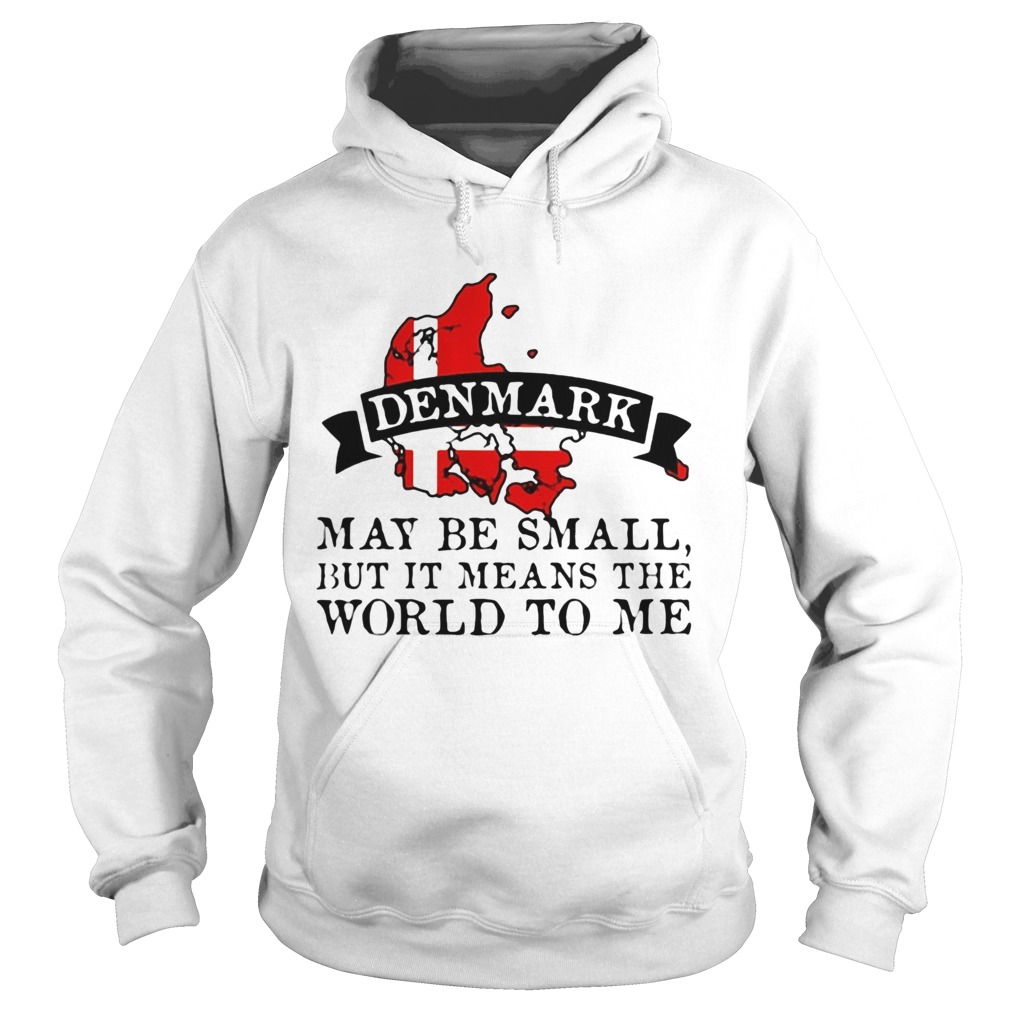 Denmark may be small but it means the world to me map Hoodie