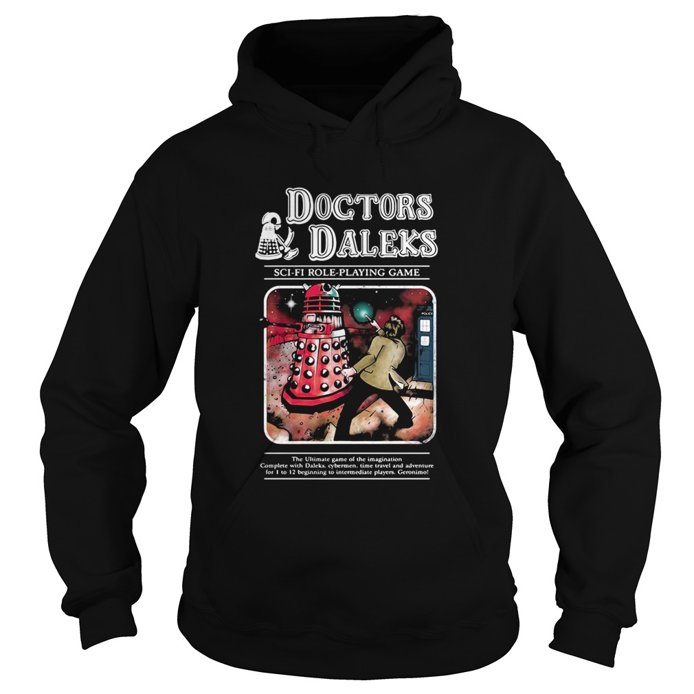 Doctor and Daleks SciFi Role playing game Hoodie