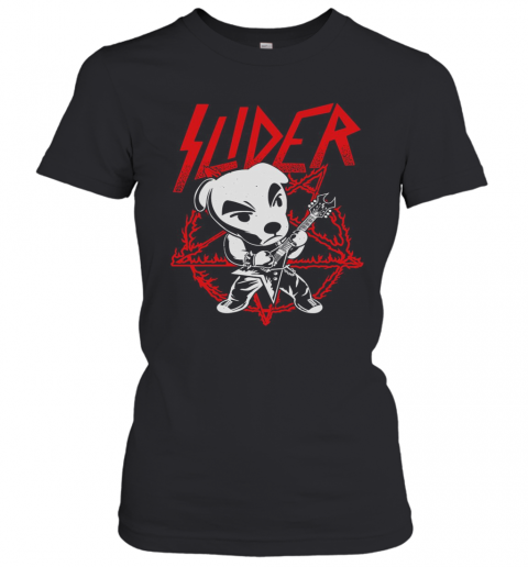 Dog Play Guitar Slayer T-Shirt Classic Women's T-shirt