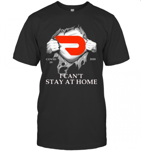 Doordash Covid 19 2020 I Can'T Stay At Home Hand T-Shirt