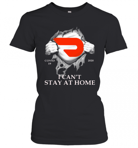 Doordash Covid 19 2020 I Can'T Stay At Home Hand T-Shirt Classic Women's T-shirt