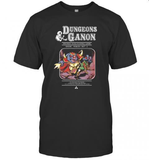 Dungeons Ganon Fantasy Role Playing Game Basic Rules Set T-Shirt
