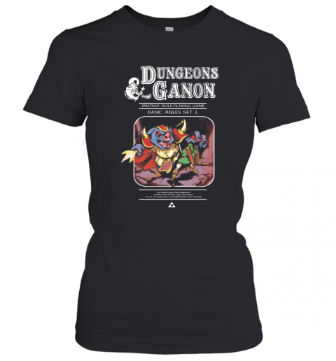Dungeons Ganon Fantasy Role Playing Game Basic Rules Set T-Shirt Classic Women's T-shirt