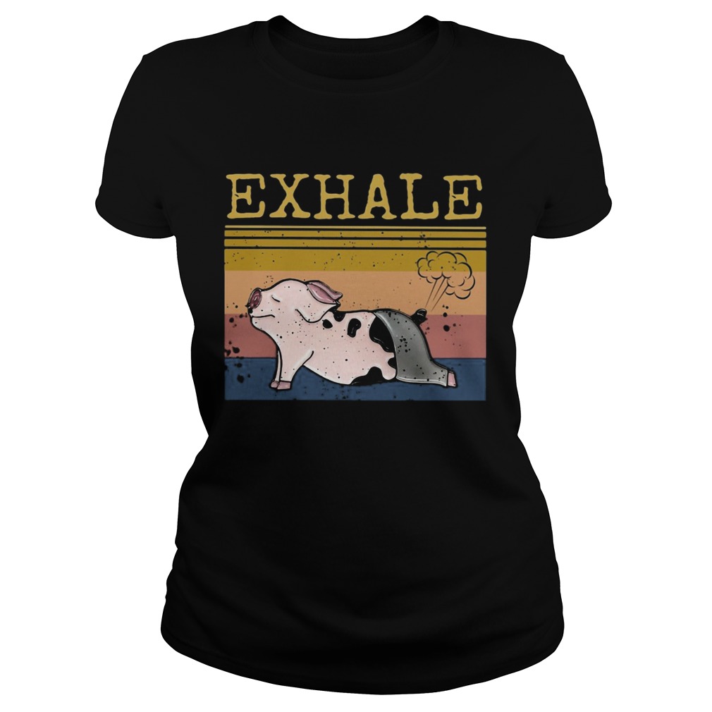 Exhale pig vintage Classic Ladies