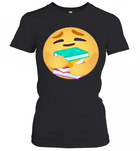 Facebook Care Emoji Hugging Books T-Shirt Classic Women's T-shirt