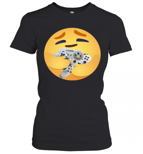 Facebook Care Emoji Hugging Gamer Gifts Love T-Shirt Classic Women's T-shirt
