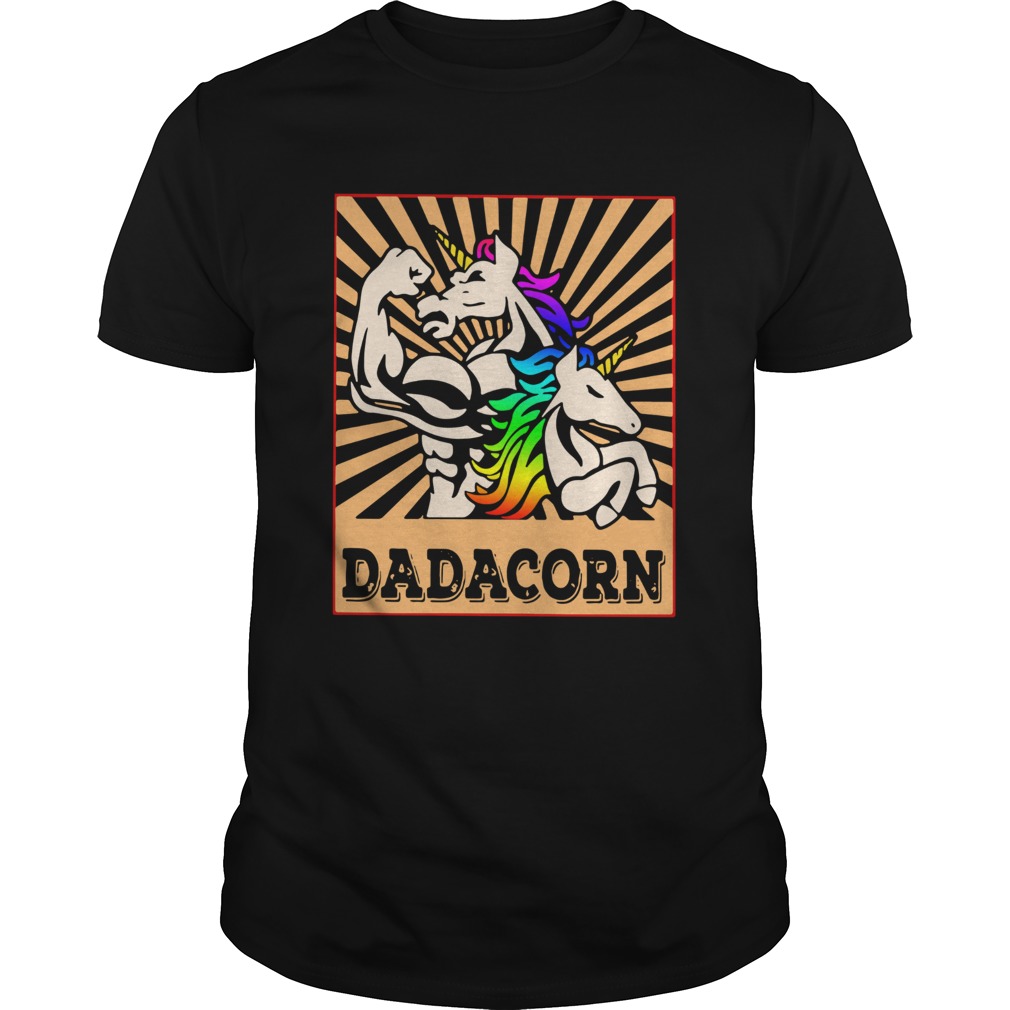 Father Day Strong Unicorn Dadacorn shirt