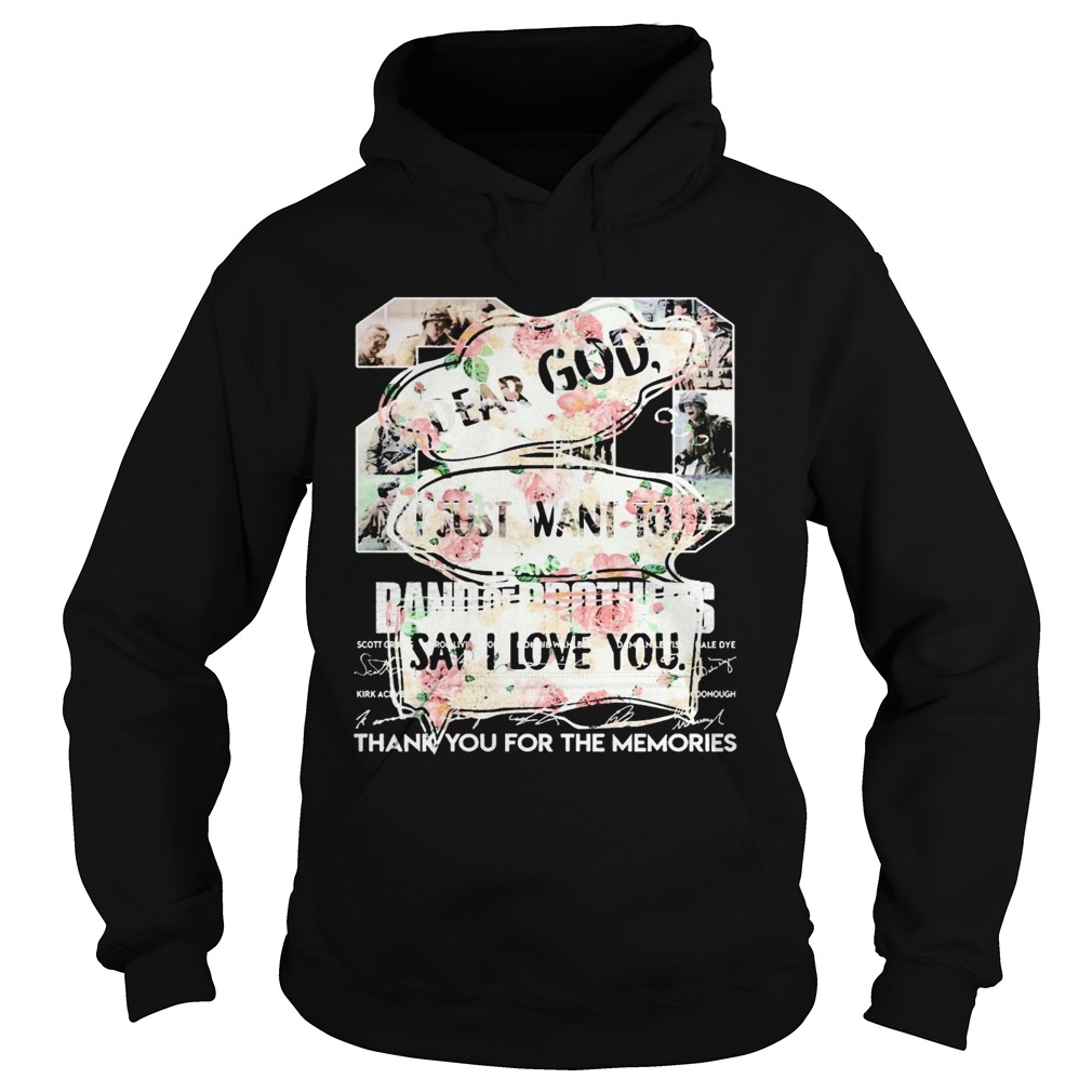 Floral Dear God I Just Want To Say I Love You Hoodie