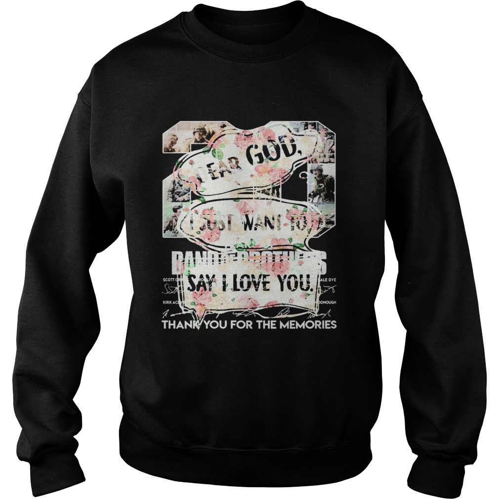 Floral Dear God I Just Want To Say I Love You Sweatshirt