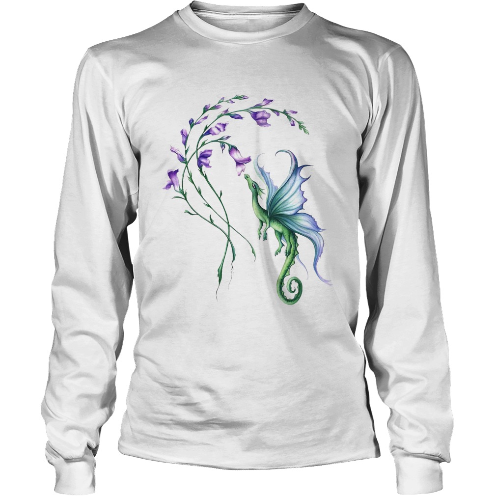Flying Dragon And Flower Long Sleeve