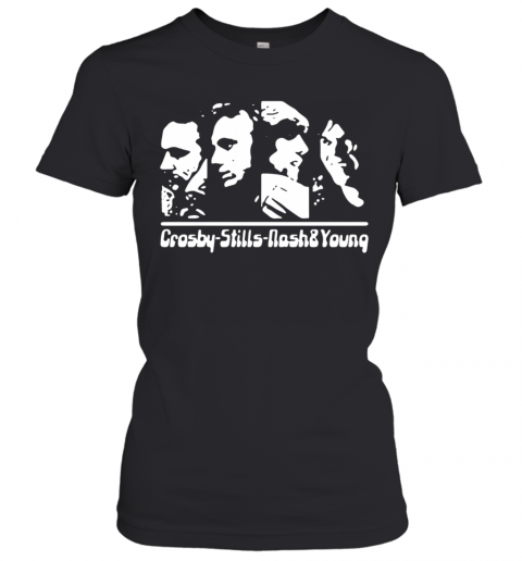 Folk Music Stephen Stills Crosby Nash T-Shirt Classic Women's T-shirt