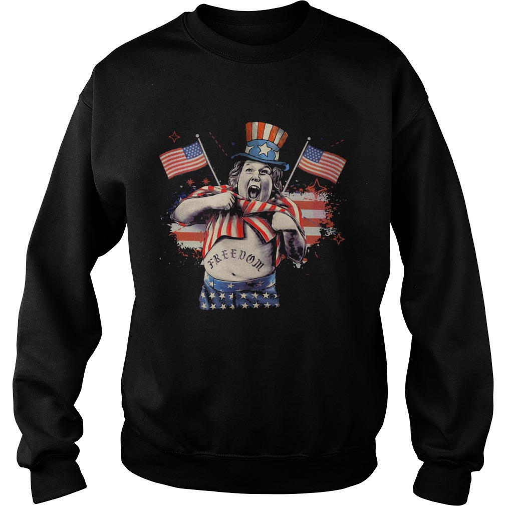 Freedom American flag veteran Independence Day Sweatshirt