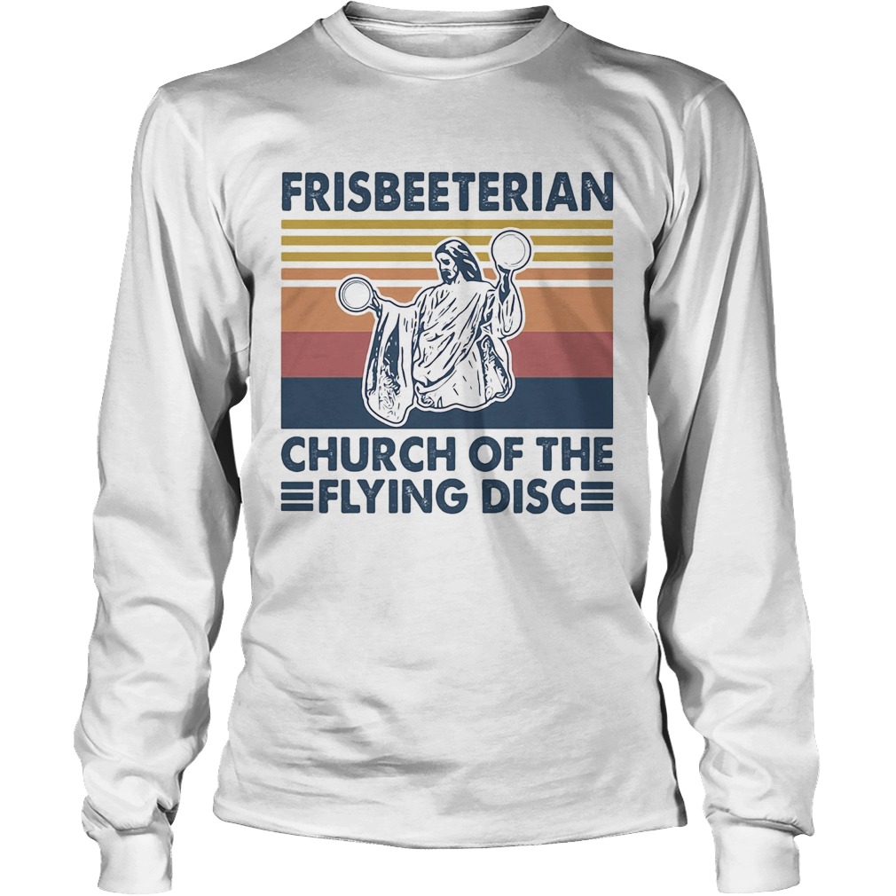Frisbeeterian church of the flying disc vintage Long Sleeve