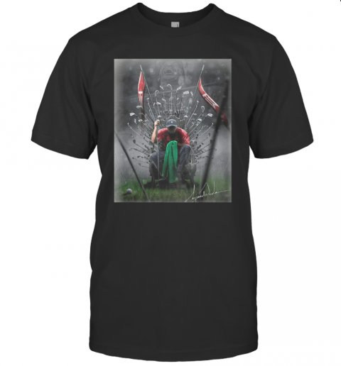 Game Of Thrones Iron Throne Tiger Woods Goat T-Shirt