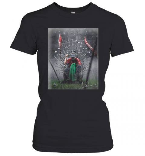 Game Of Thrones Iron Throne Tiger Woods GOAT T-Shirt Classic Women's T-shirt