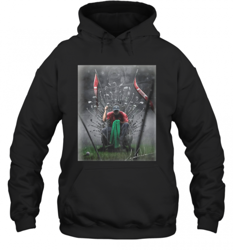 Game Of Thrones Iron Throne Tiger Woods GOAT T-Shirt Unisex Hoodie