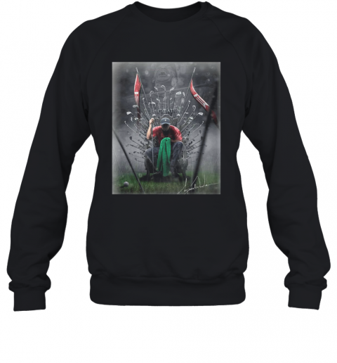 Game Of Thrones Iron Throne Tiger Woods GOAT T-Shirt Unisex Sweatshirt