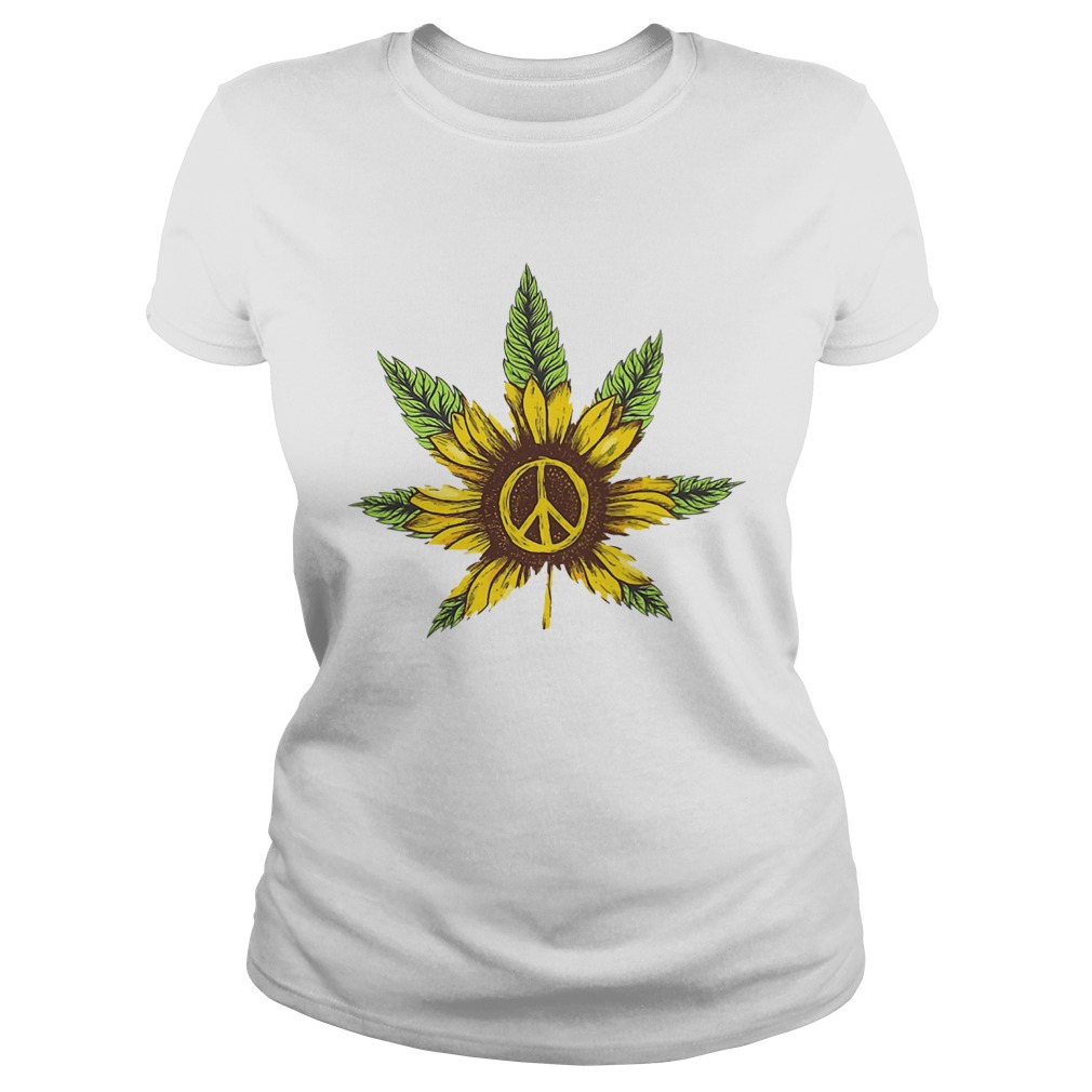 Grass Sunflower And Peace Classic Ladies