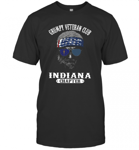 Grumpy Veteran Club Indiana Chaper T-Shirt