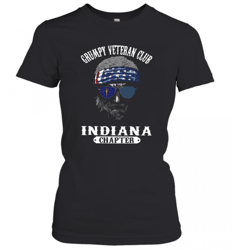 Grumpy Veteran Club Indiana Chaper T-Shirt Classic Women's T-shirt