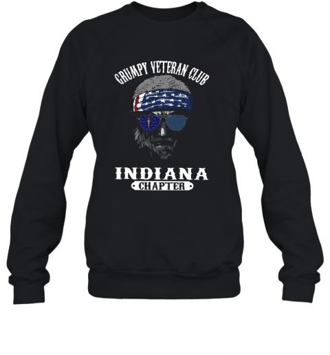 Grumpy Veteran Club Indiana Chaper T-Shirt Unisex Sweatshirt