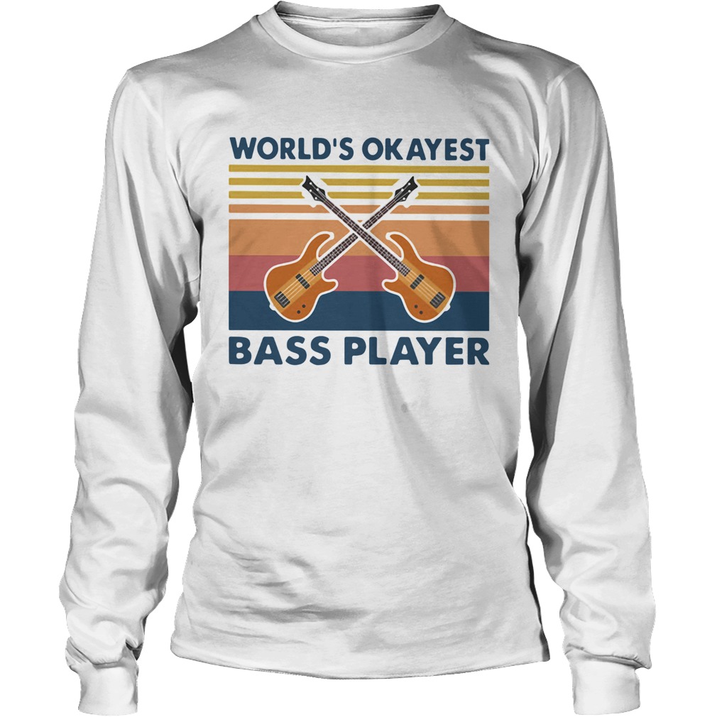 Guitars Worlds Okayest Ball Player Vintage Long Sleeve